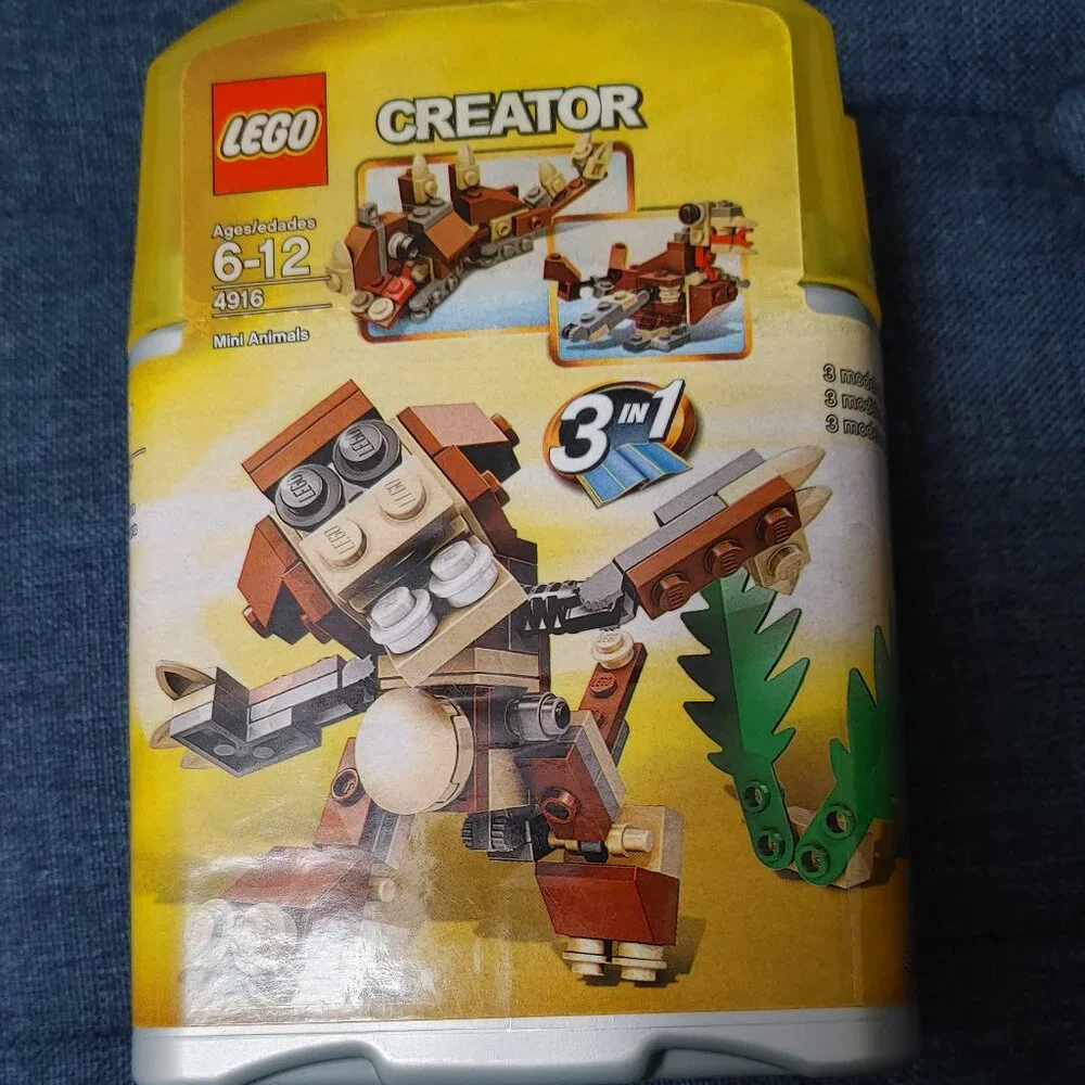 Lego 3 in 1 Creator set 4916 Mini Animals retired NIP